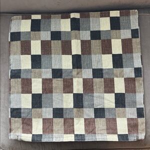 IKEA Stockholm Plaid Cushion Covers (Set of 2) in Brown, Black, and Cream